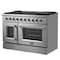 Forno Galiano 48In. Freestanding French Door Gas Range FFSGS6444-48 - alternate 7